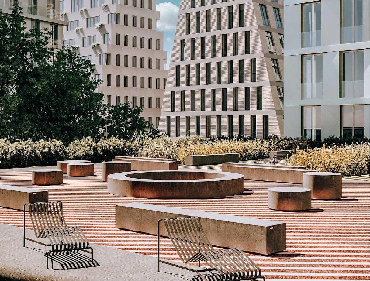 Жилой комплекс на берегу Волги