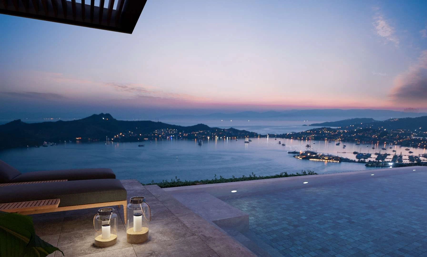 Роскошный проект рядом с Эгейским морем в Бодруме