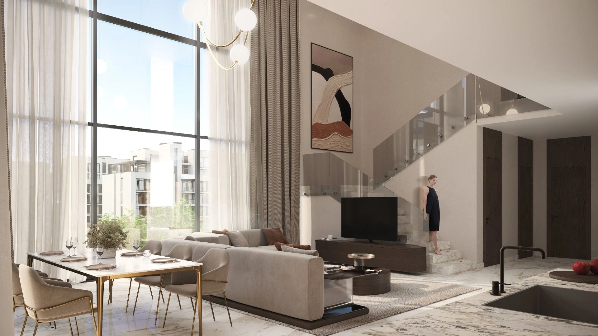 Роскошный проект на 844 жилых единицы в ОАЭ Абу-Даби