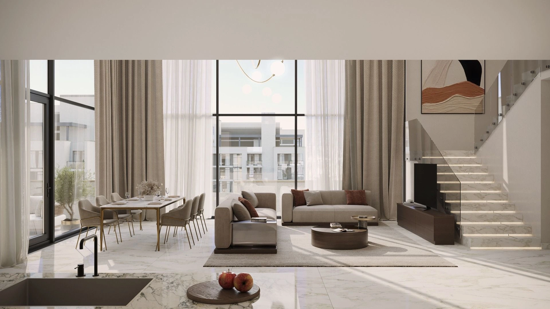 Роскошный проект на 844 жилых единицы в ОАЭ Абу-Даби