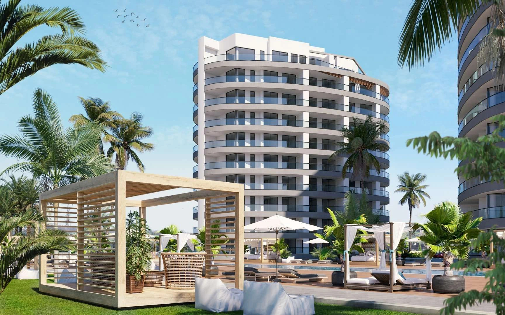 Современный жилой комплекс на первой линии Северного Кипра