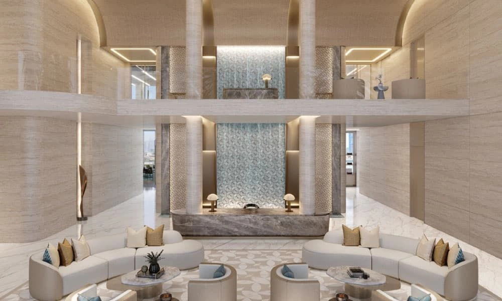 Luxurious complex along the Dubai Canal waterfront