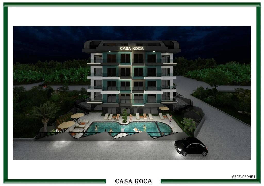 Роскошный жилой комплекс в городе Аланья