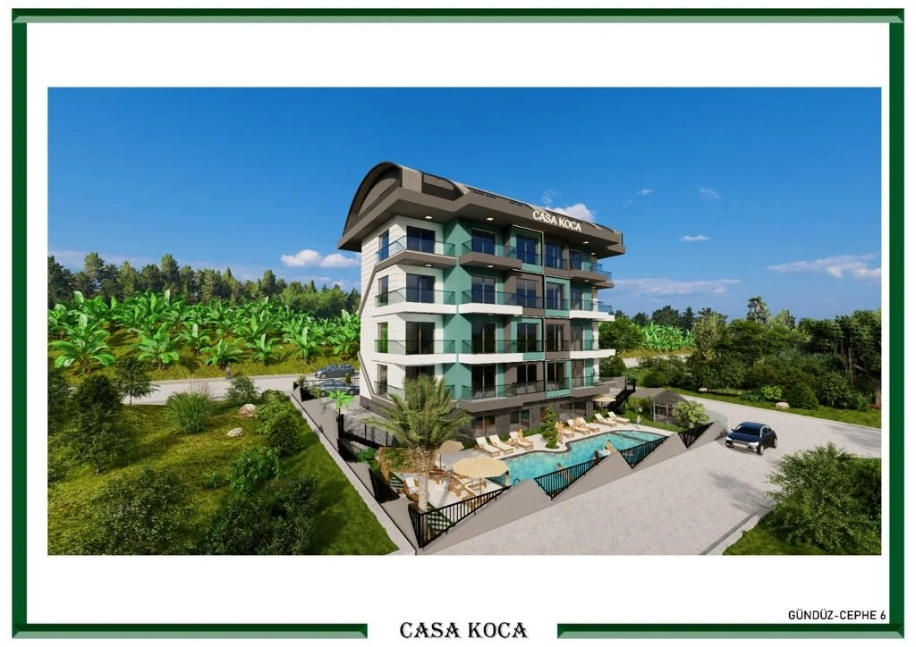 Роскошный жилой комплекс в городе Аланья