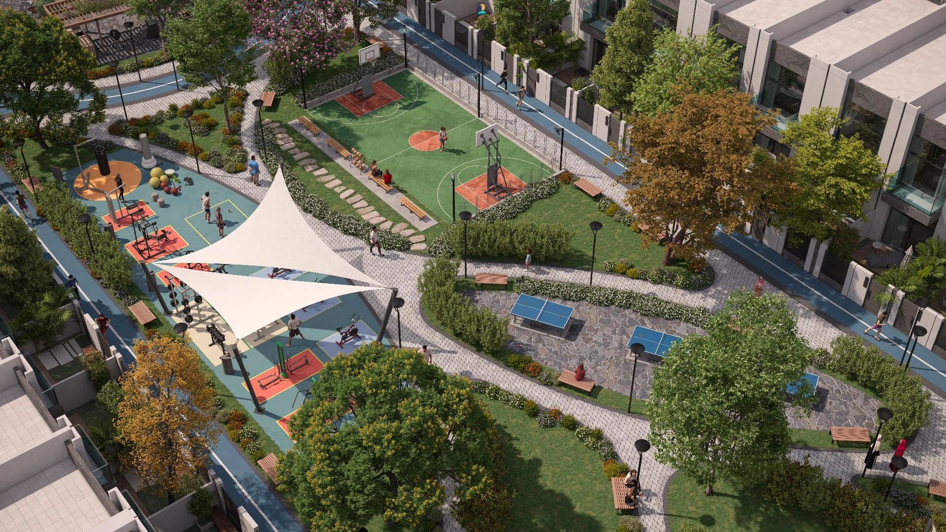 Новый крупномасштабный комплекс таунхаусов в Дубае