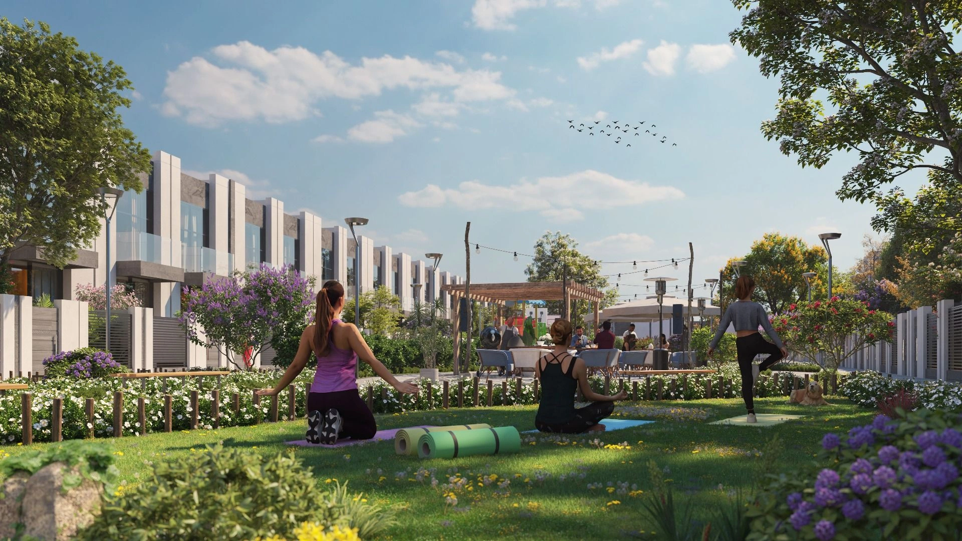 Новый крупномасштабный комплекс таунхаусов в Дубае