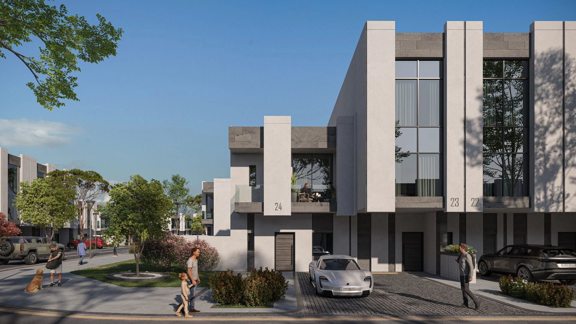 Новый крупномасштабный комплекс таунхаусов в Дубае