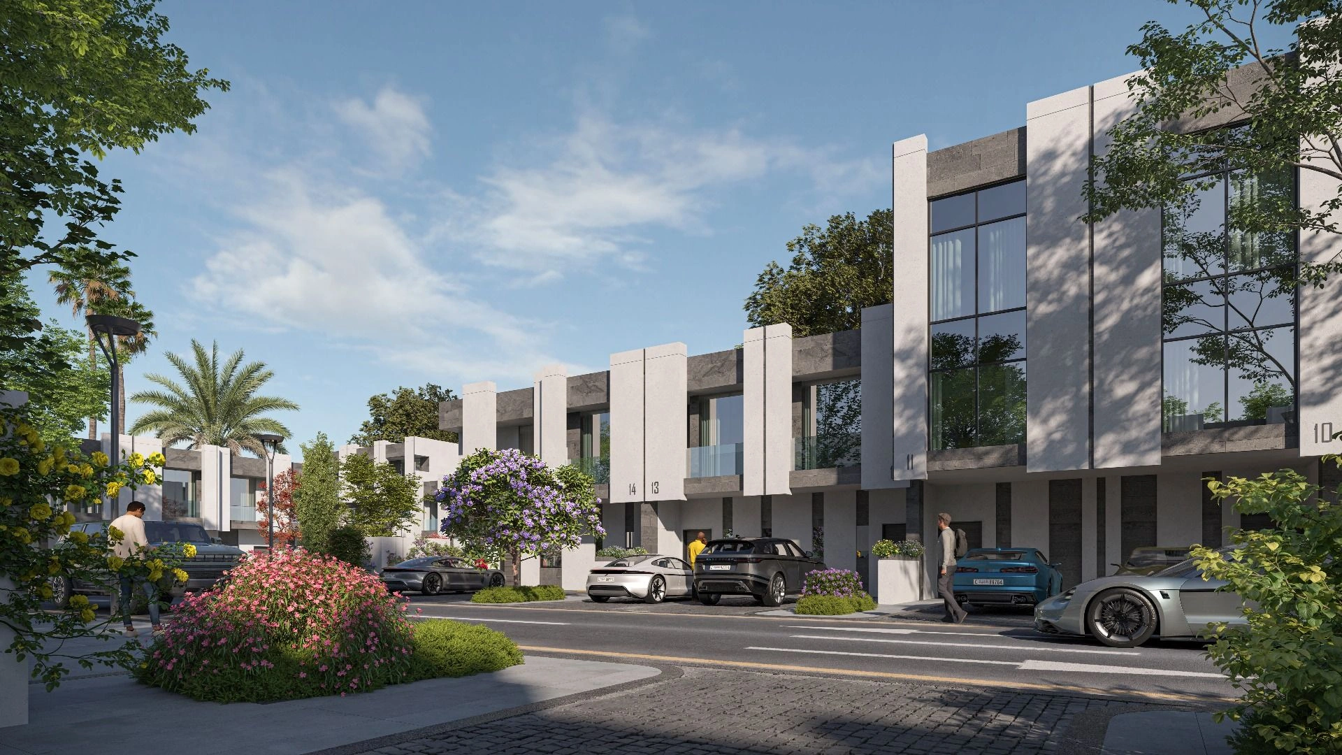 Новый крупномасштабный комплекс таунхаусов в Дубае