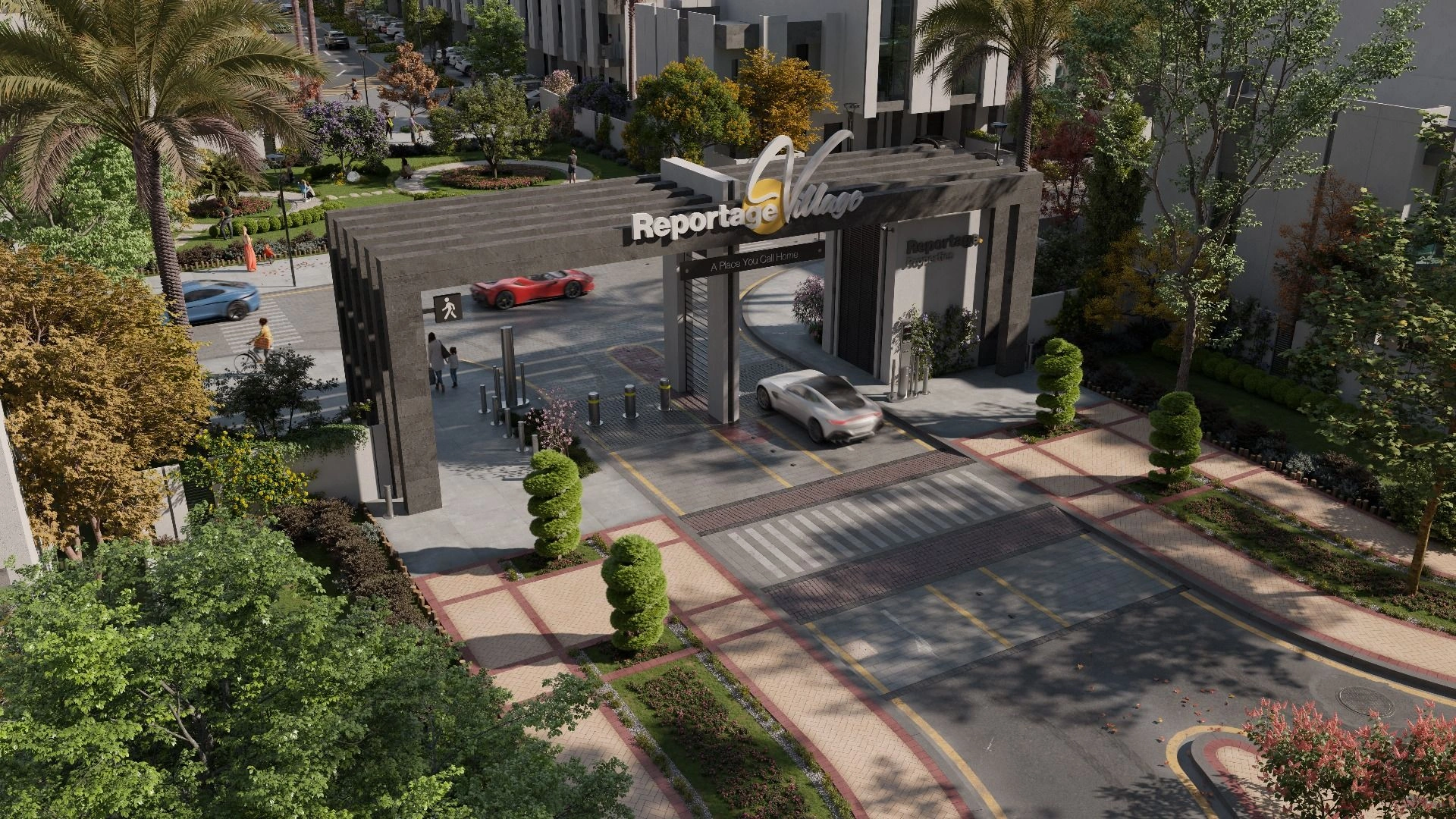 Новый крупномасштабный комплекс таунхаусов в Дубае