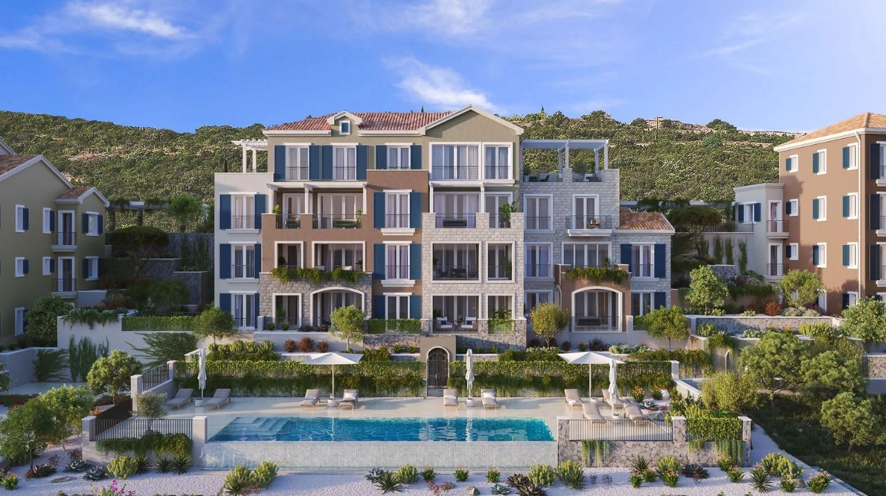 Впечатляющий флагманский проект в районе Луштица в Черногории