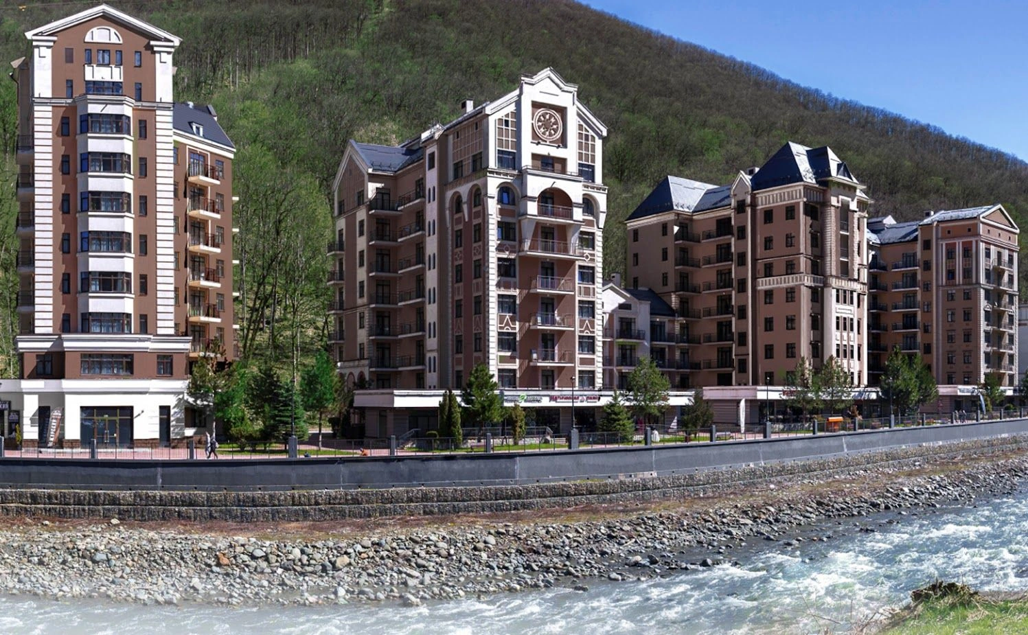 Уникальный проект расположен в посёлке Эстосадок