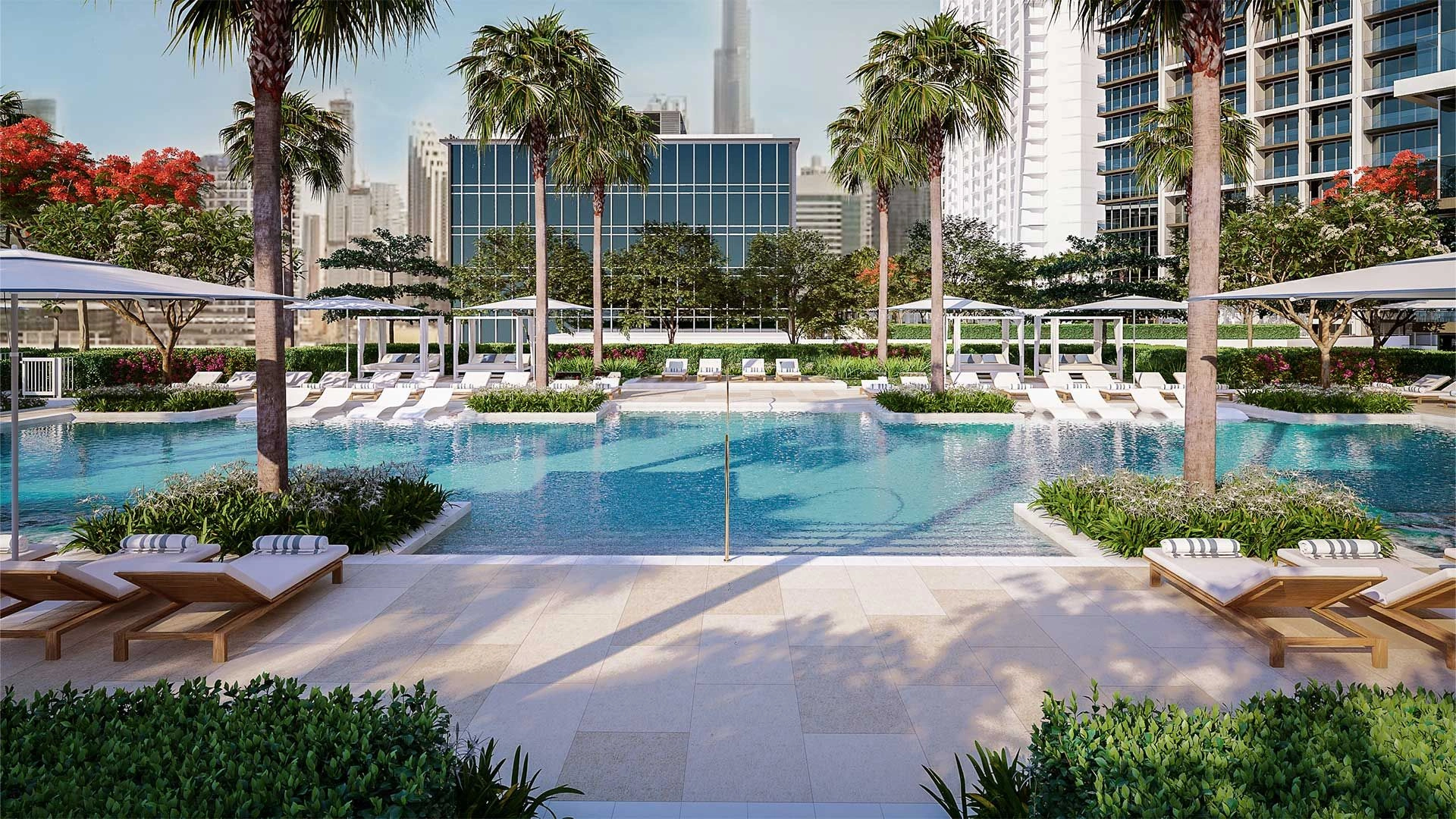 Премиальный комплекс из двух 52-этажных небоскребов