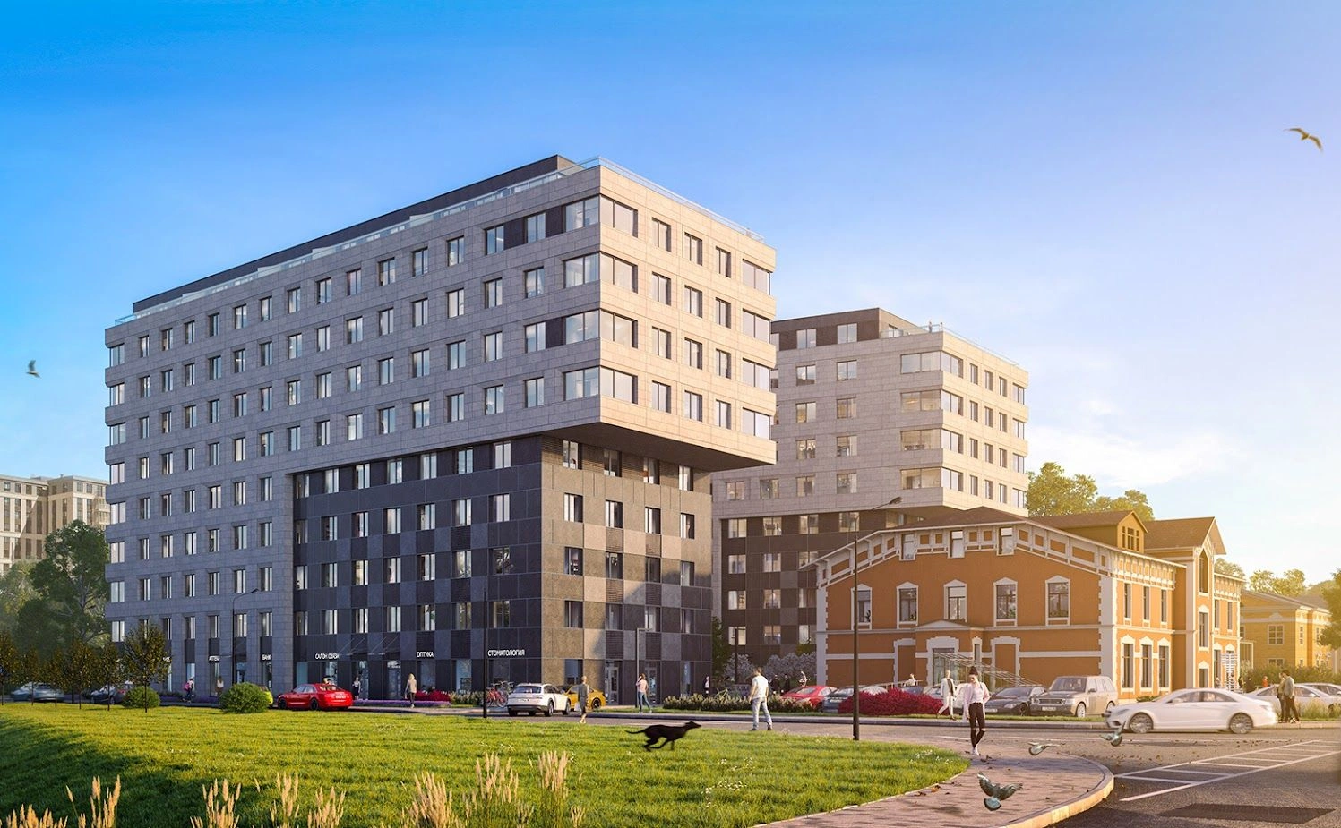 10-storey residential building