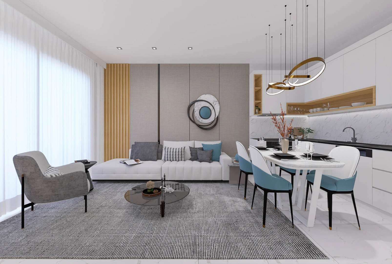 Современный жилой комплекс в центре Аланьи