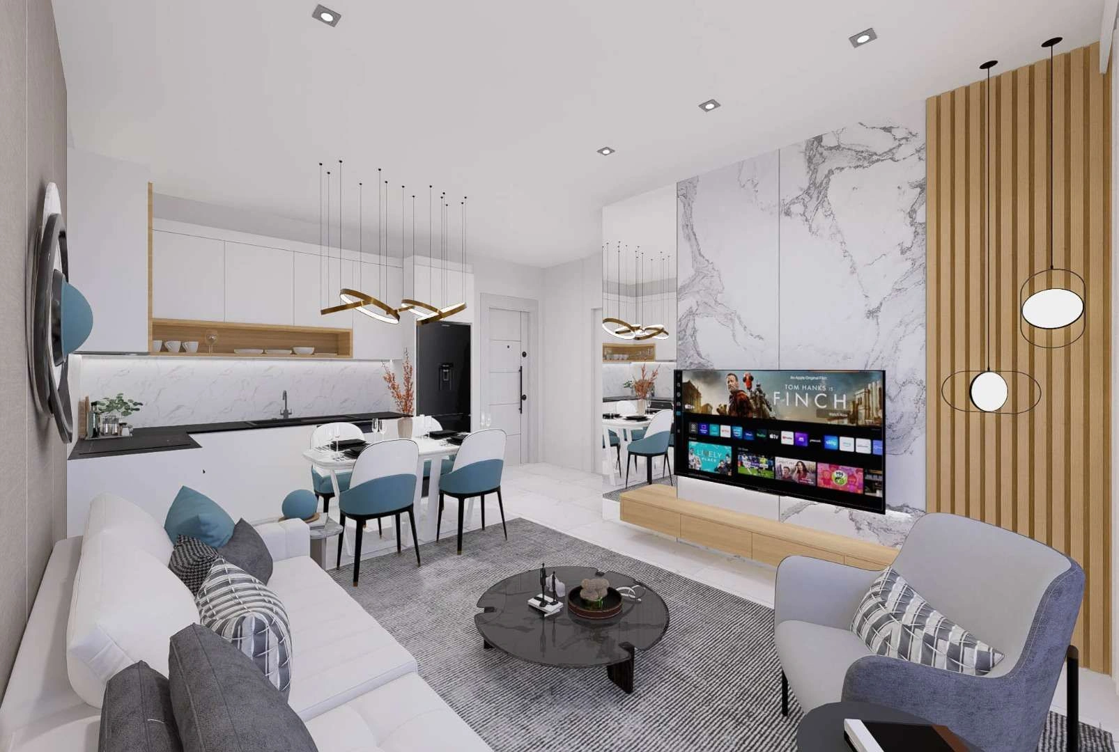 Современный жилой комплекс в центре Аланьи