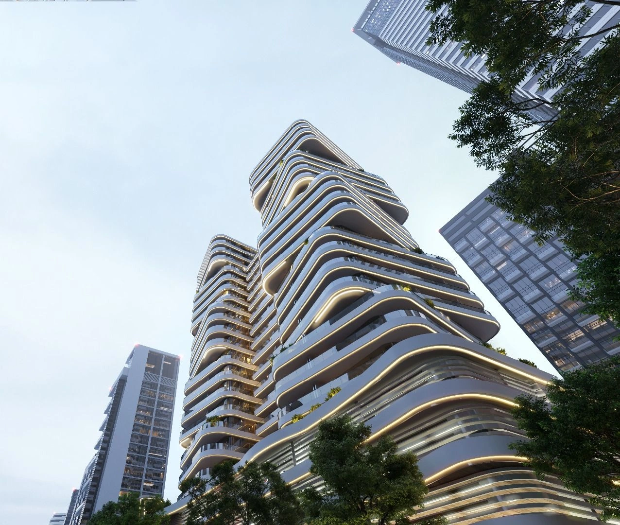 Премиум жилой комплекс в Бизнес-Бей в Дубае