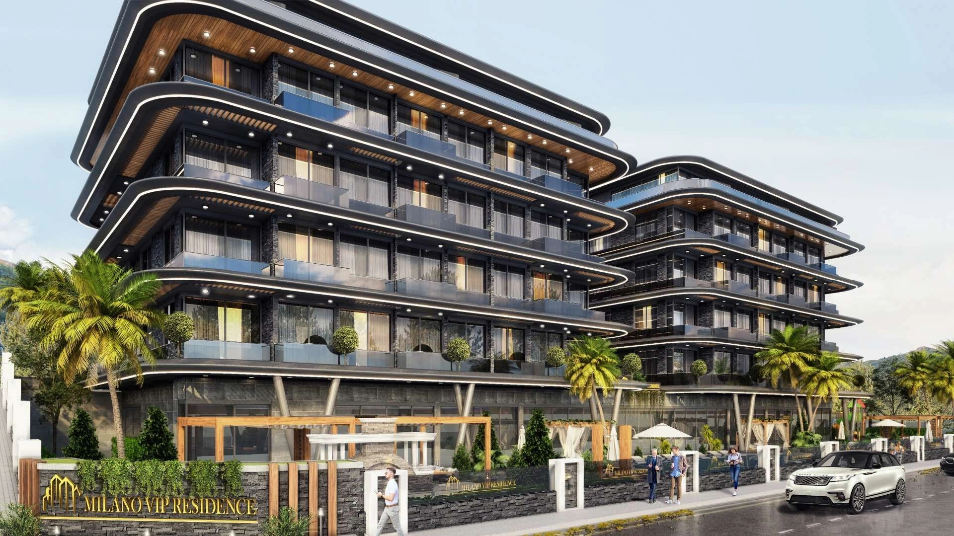 Статусный проект из 2 пятиэтажных жилых зданий