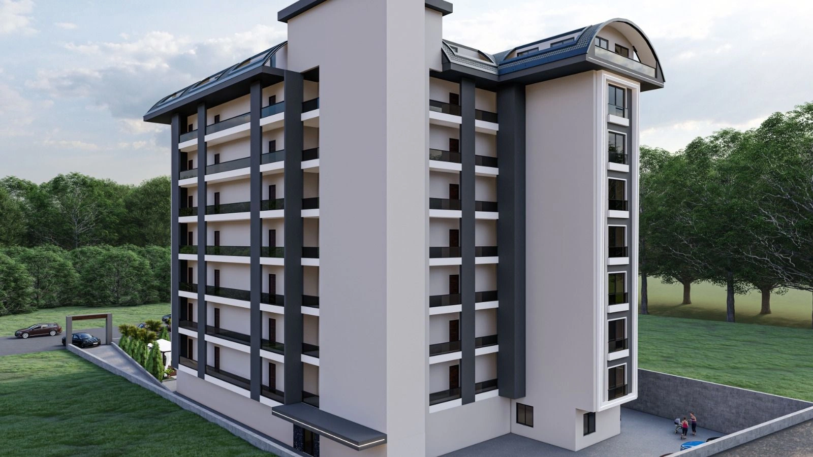 Роскошный жилой комплекс в районе Авсаллара в Алании