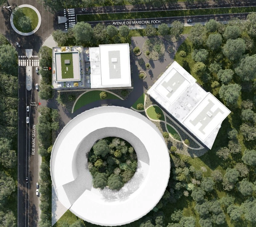 Современный проект в парижском пригороде Кретей