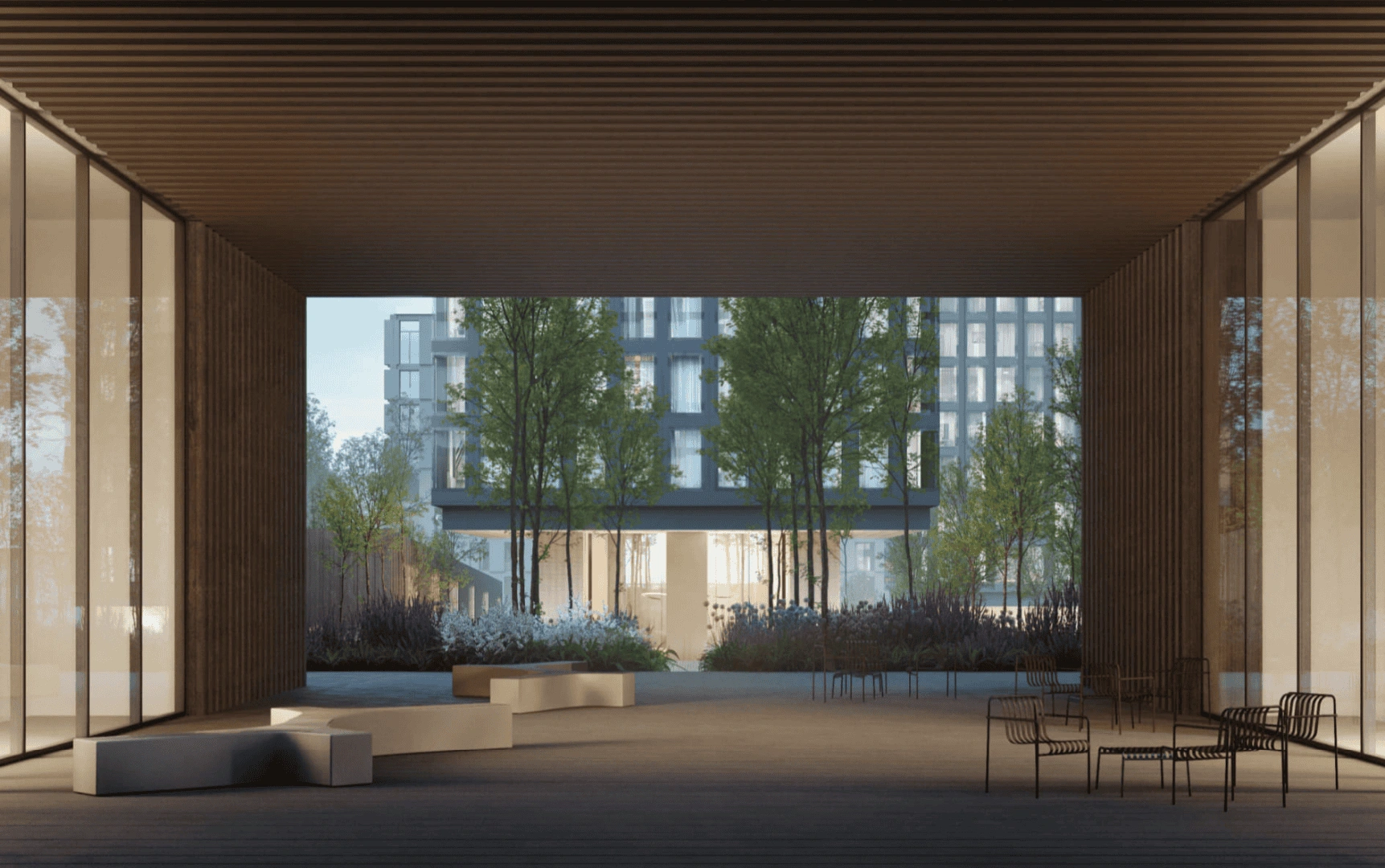 Роскошный современный квартал в премиальном районе Москвы