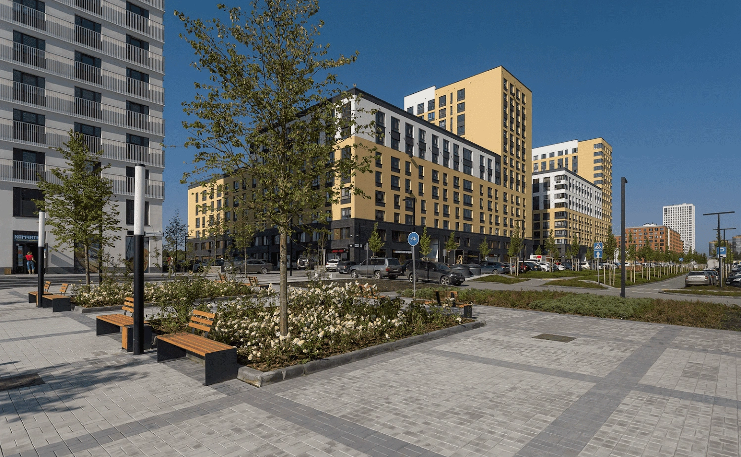 Жилой комплекс в Октябрьском районе