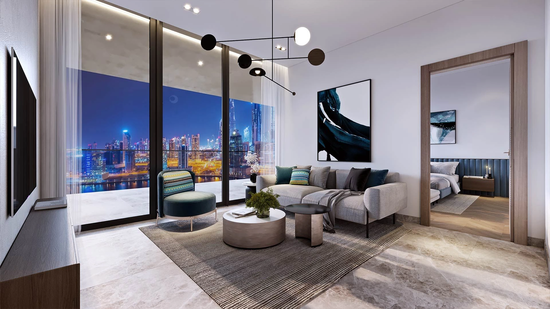 Премиальный комплекс из двух 52-этажных небоскребов