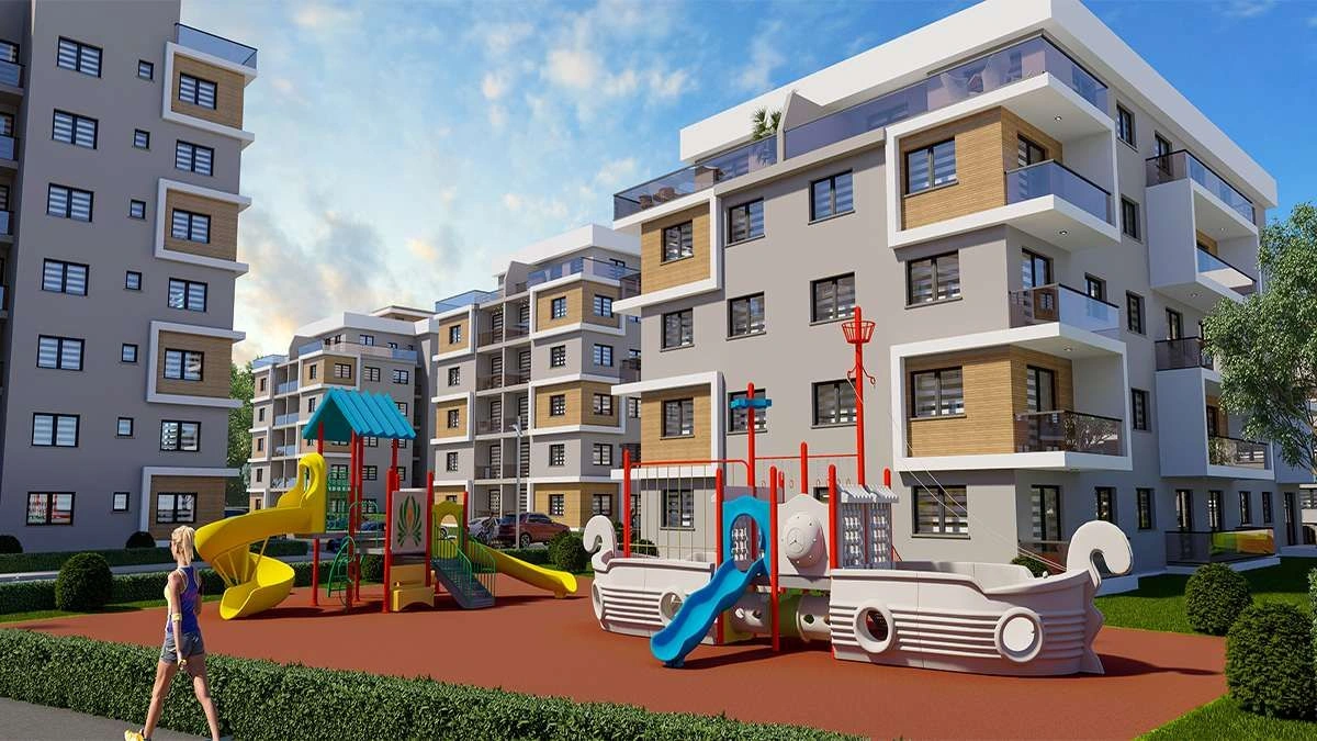 Современный проект в Gecitkala для постоянного проживания