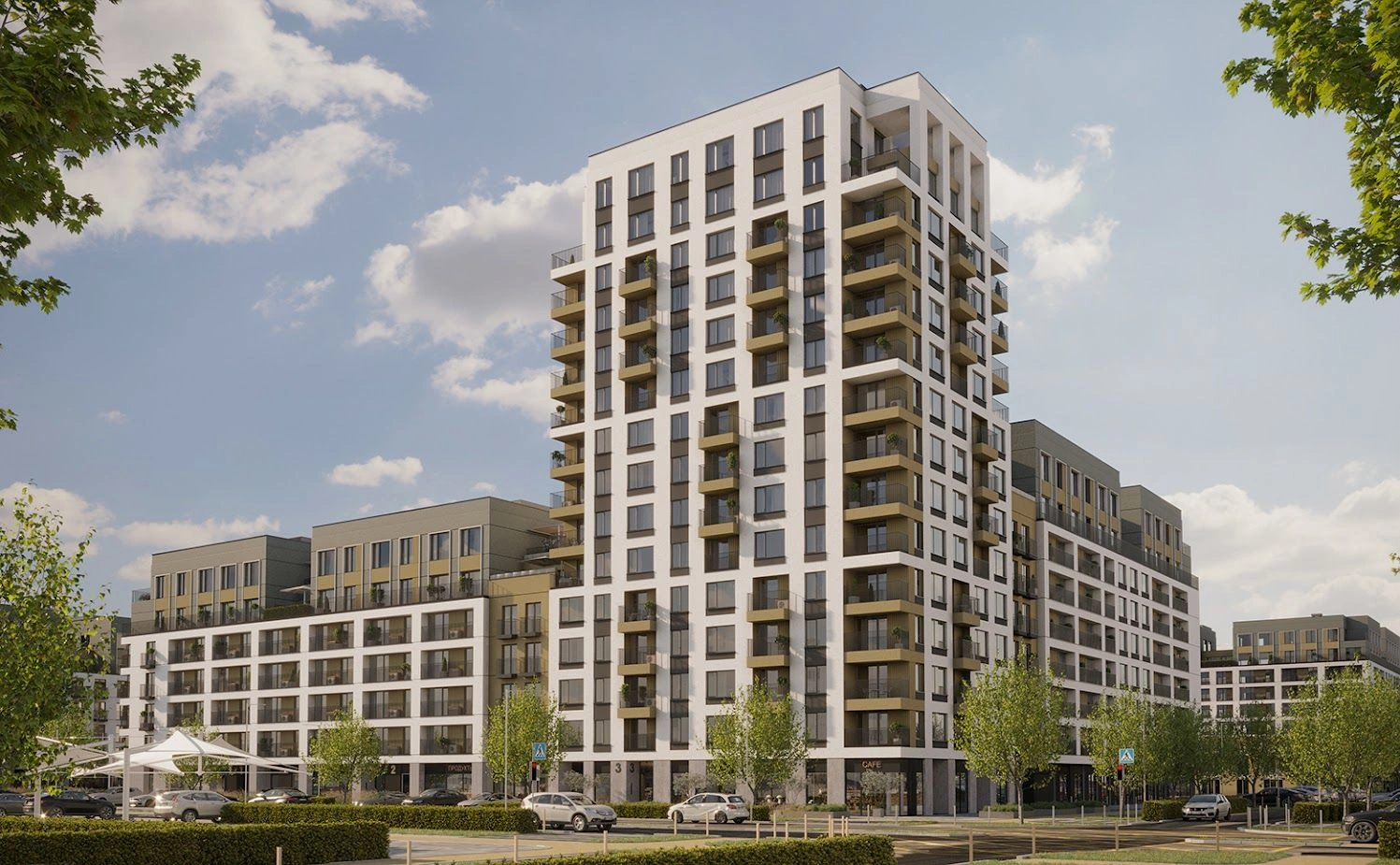 Жилой комплекс в Академическом районе