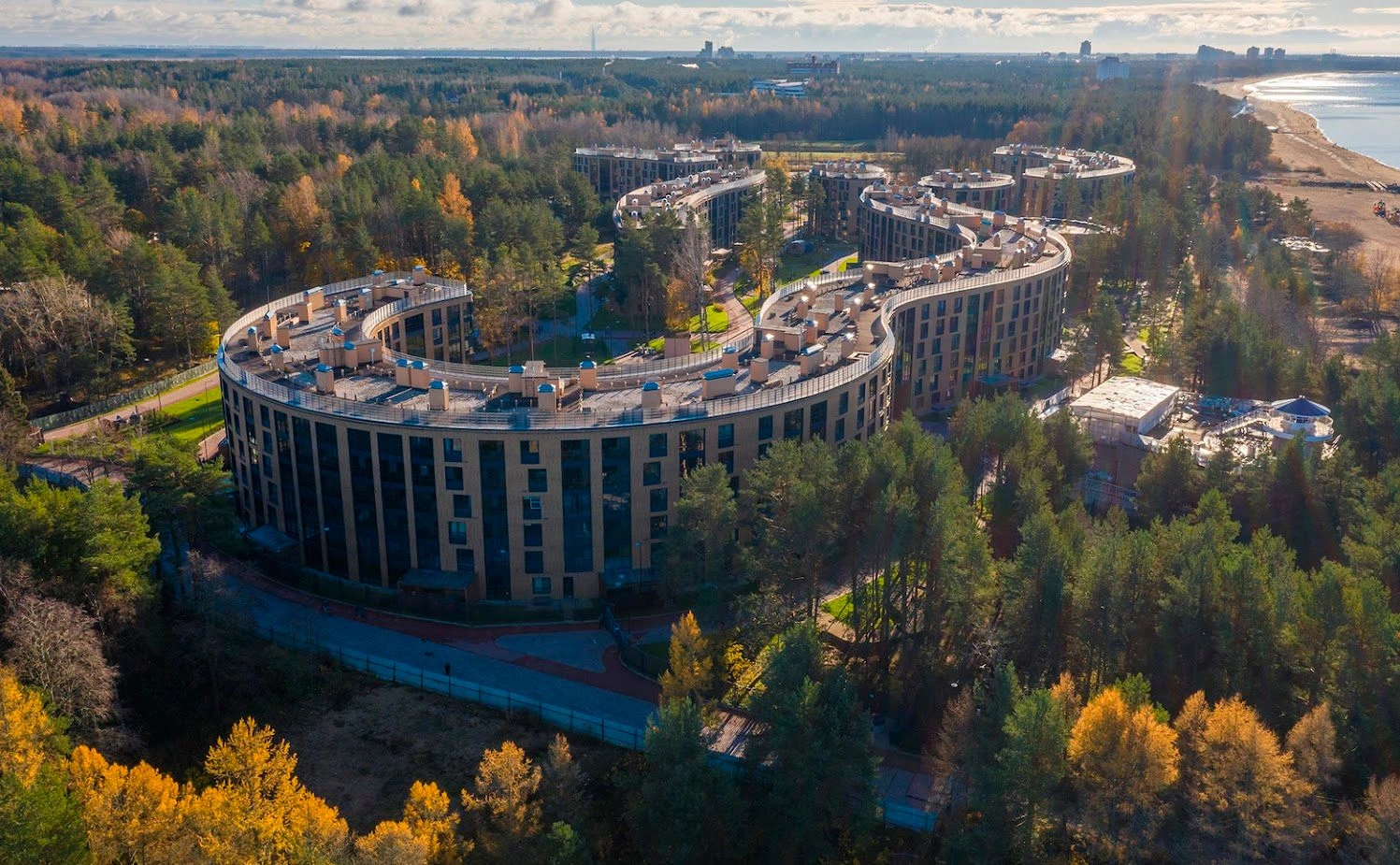 A residential complex on the territory of former sanatorium
