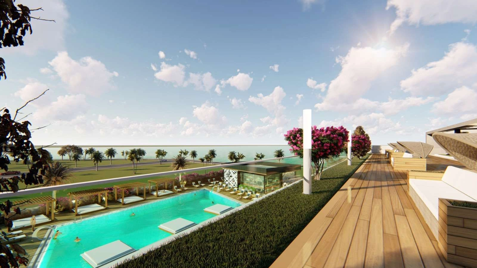 Проект на береговой линии в районе Лапта на Северном Кипре