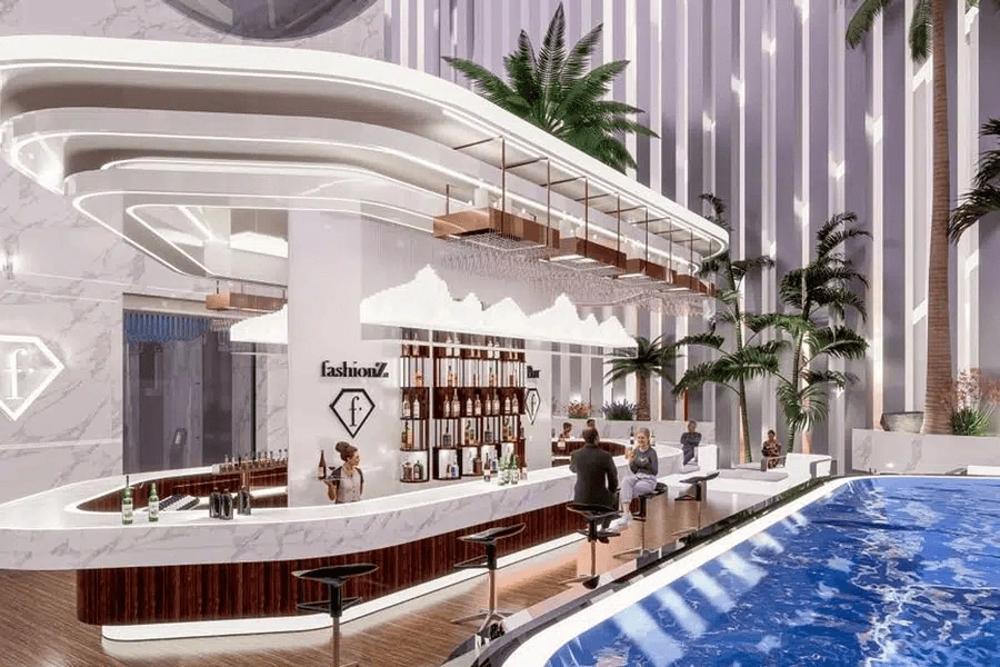 Элитный 63-этажный небоскрёб в Дубае