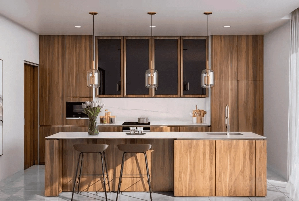 Residential complex in Abu Dhabi emirate of UAE