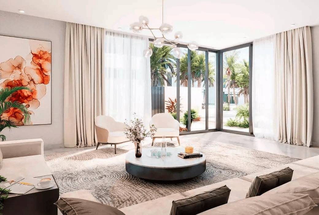 Residential complex in Abu Dhabi emirate of UAE