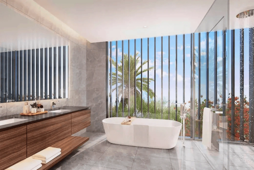 Residential complex in Abu Dhabi emirate of UAE