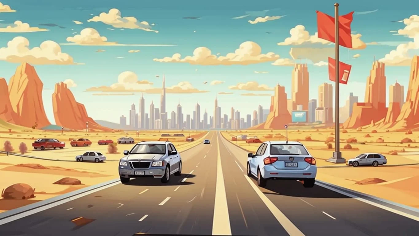 Полное руководство по международным водительским разрешениям, правилам и штрафам в ОАЭ и Омане.