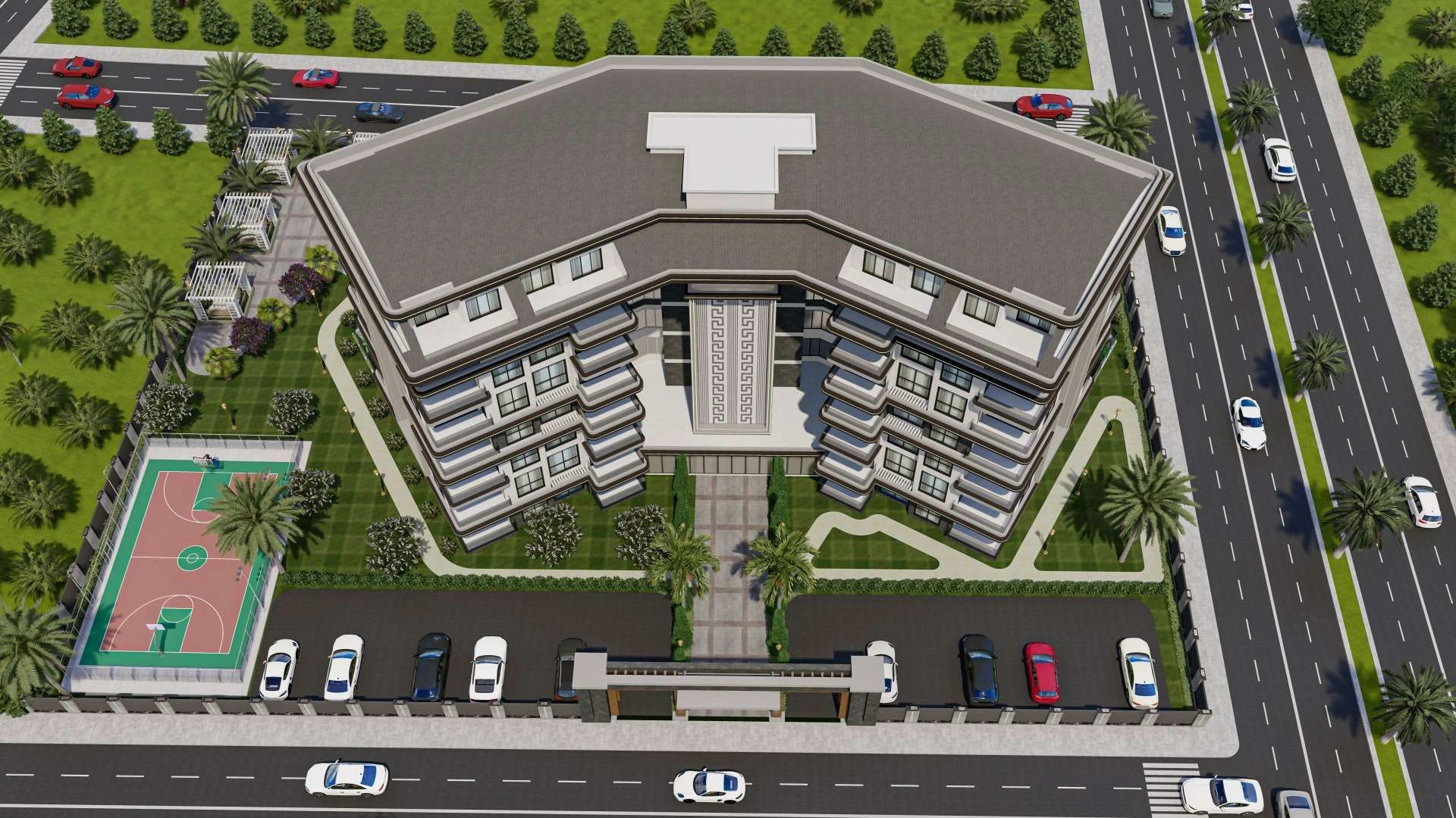 Комплекс у пляжа Газипаша Аланья