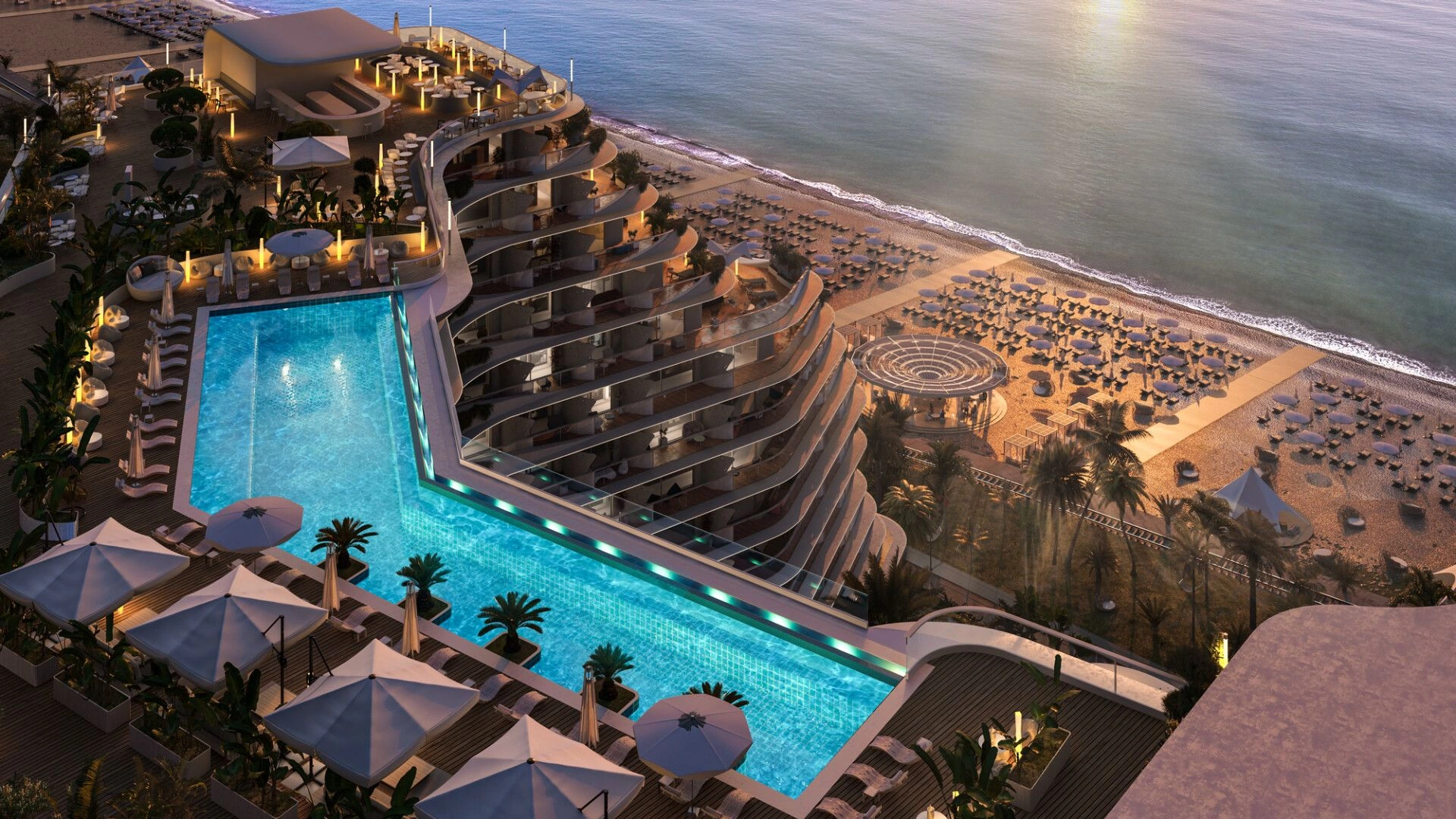 Luxurious residential complex 15 floors on the 1st line