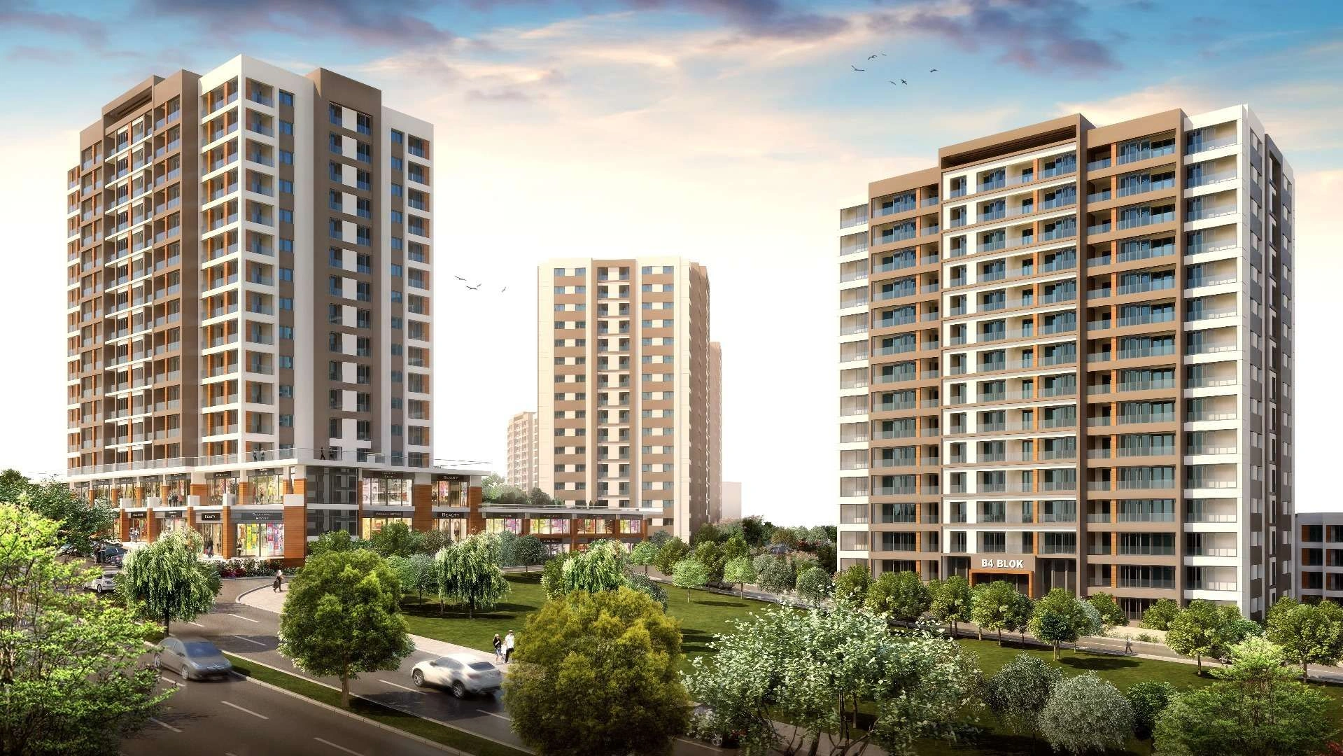 Современный проект в районе Бейликдюзю города Стамбул