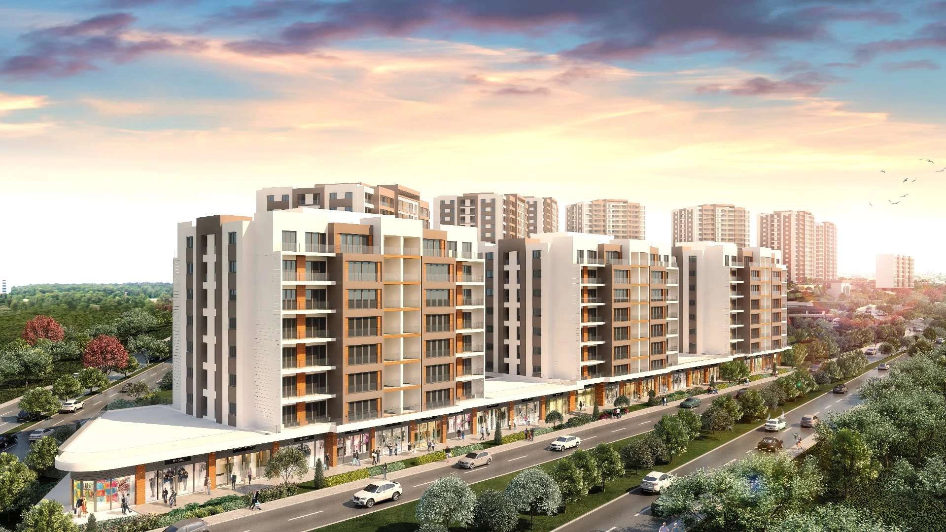 Современный проект в районе Бейликдюзю города Стамбул