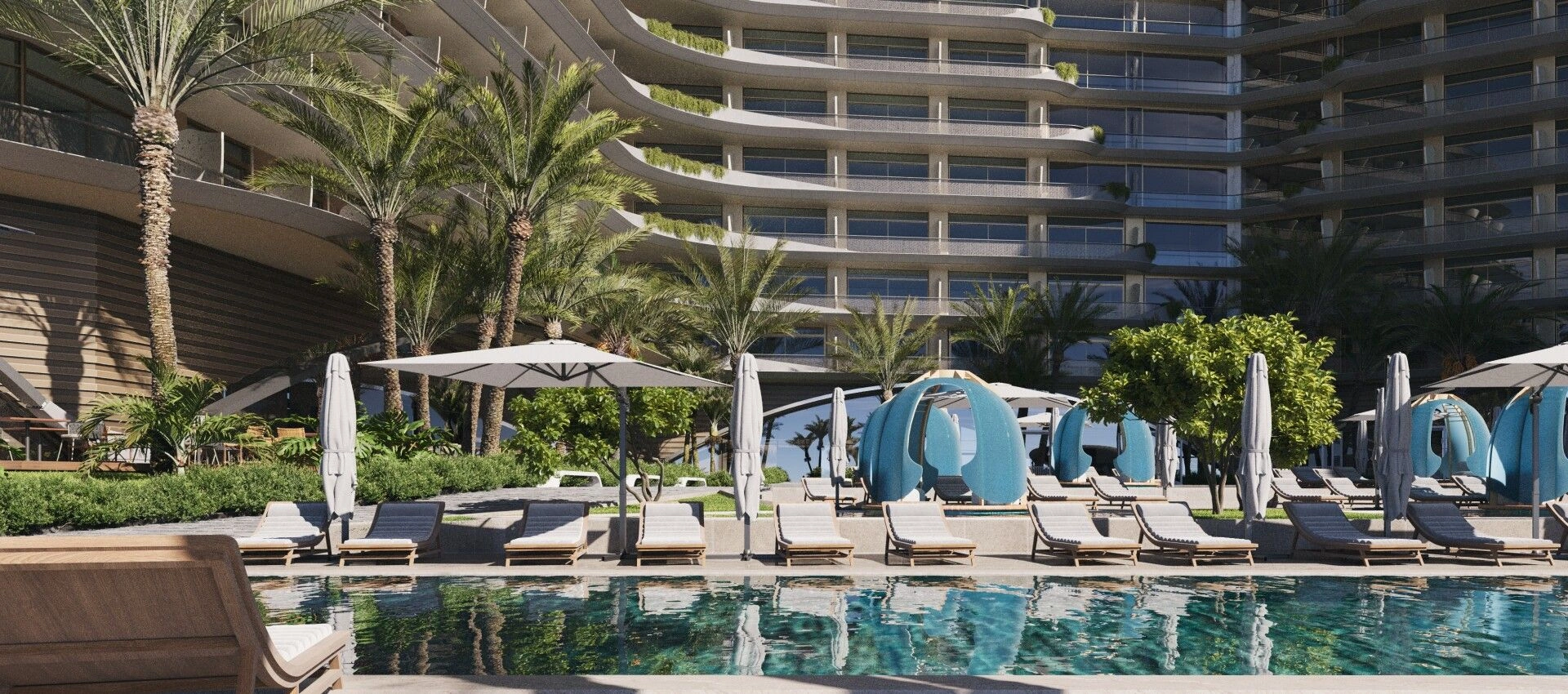 Luxurious residential complex 15 floors on the 1st line