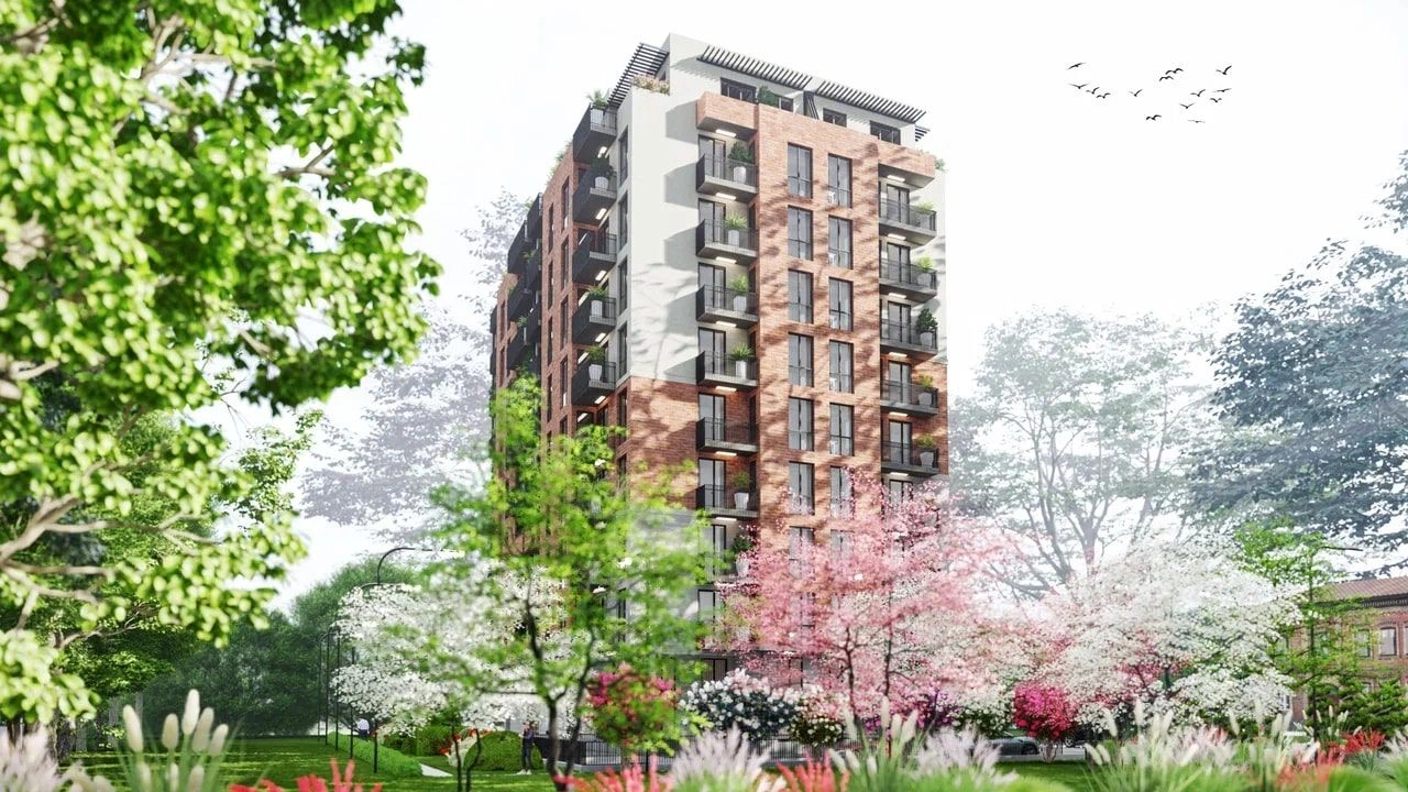 Современный жилой комплекс в районе Сабуртало, Тбилиси