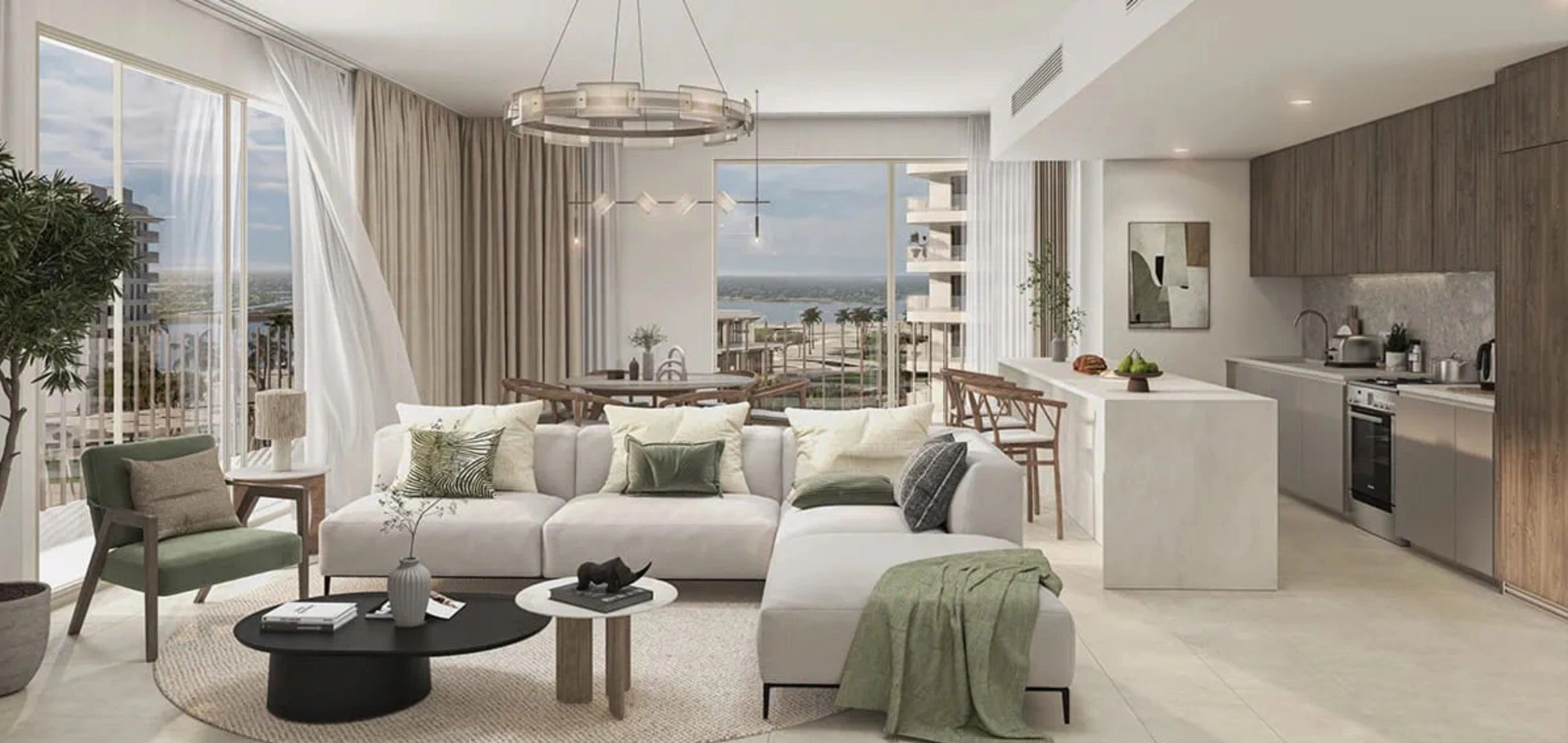 Комплекс с панорамным видом на канал