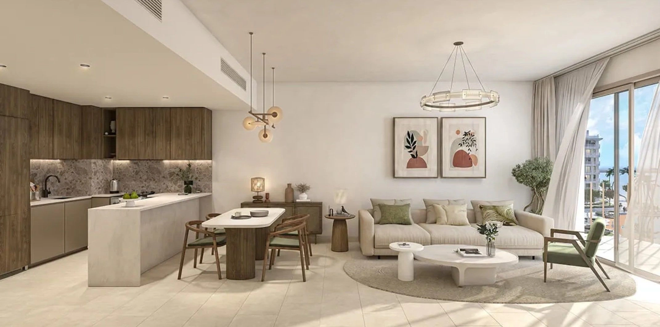 Комплекс с панорамным видом на канал