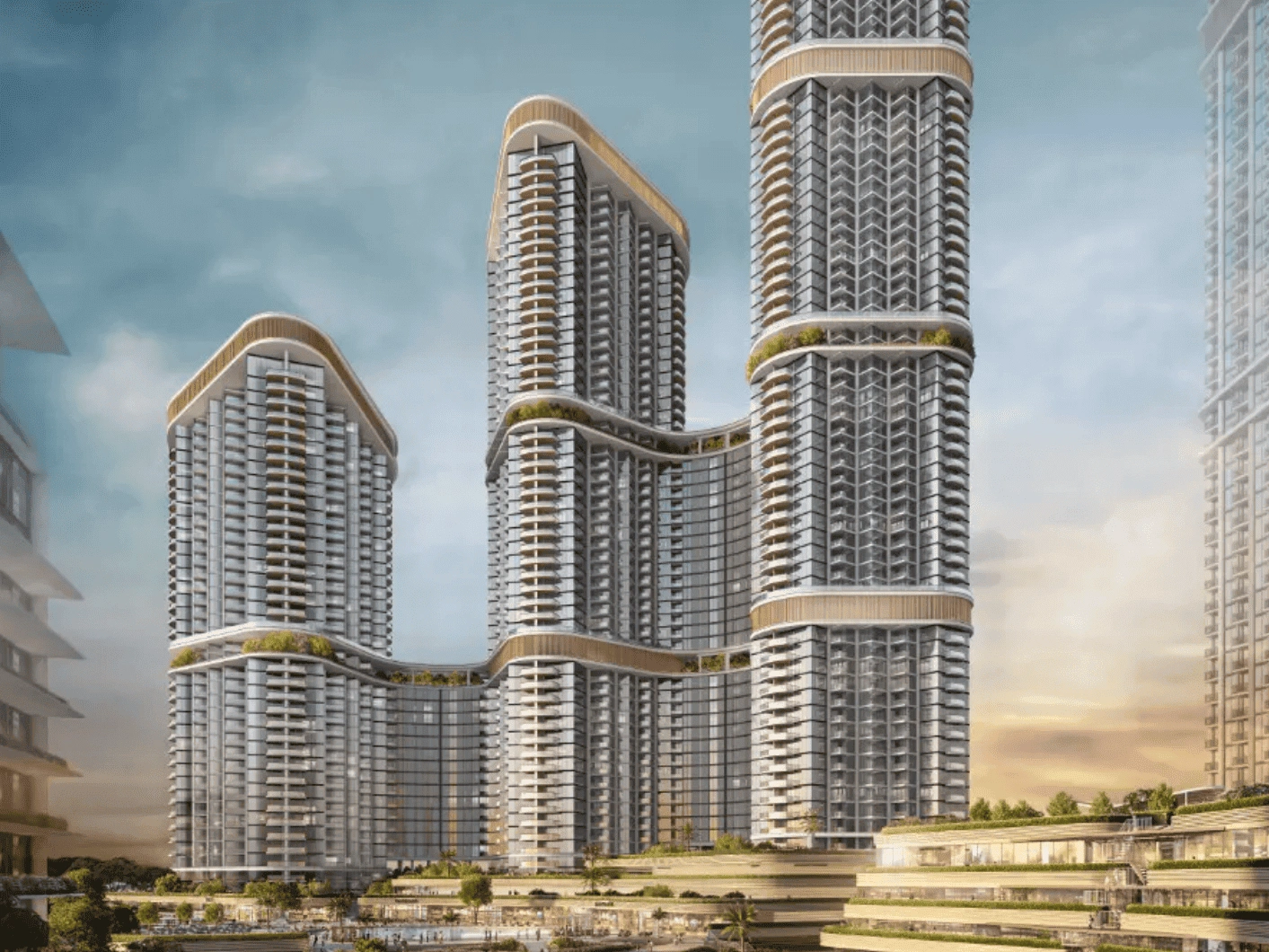 Роскошные квартиры с 1-3 спальнями