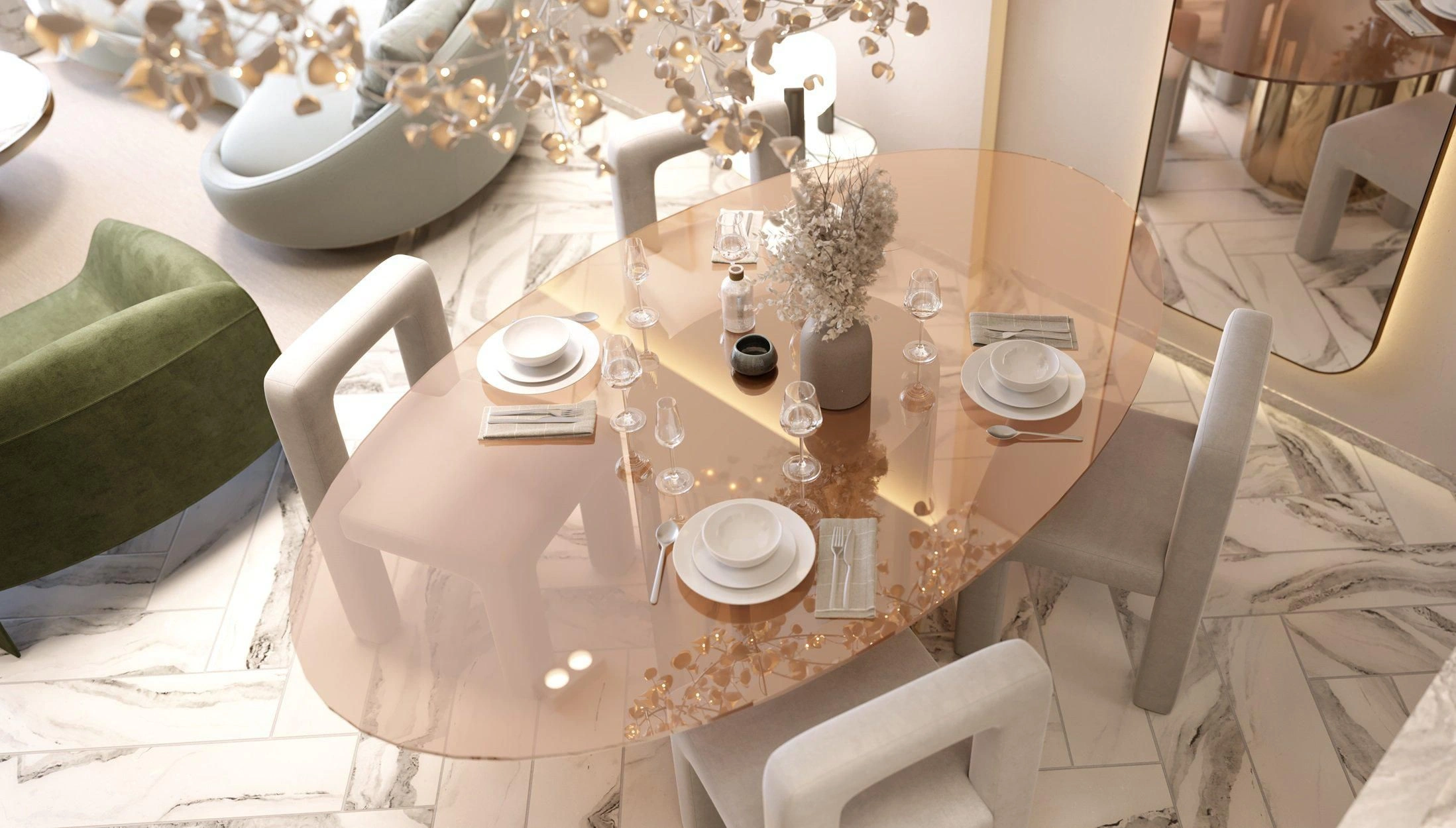 Многоэтажная премиум-резиденция с оздоровительным клубом в Дубае