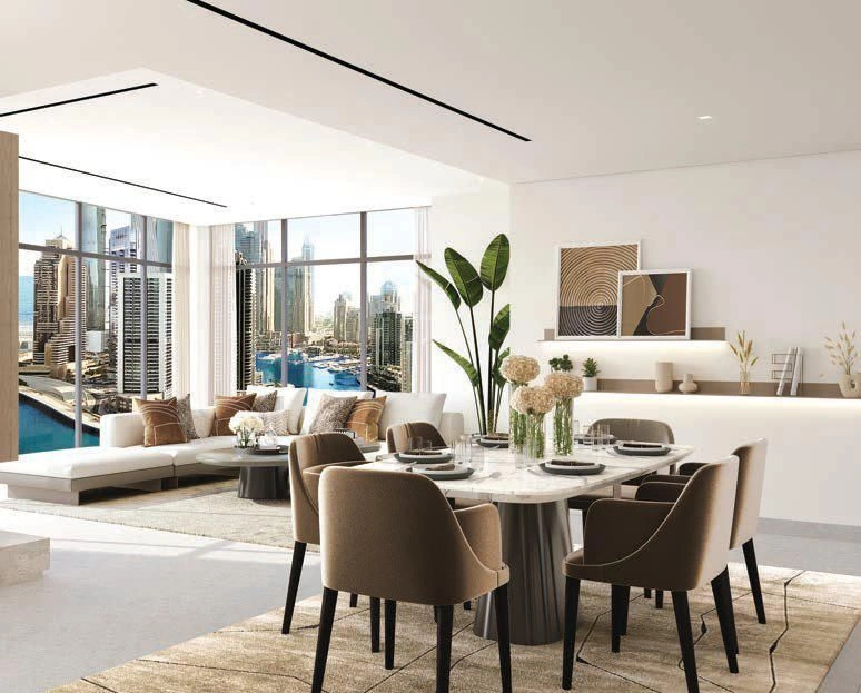 Новая набережная резиденция с бассейнами и спа в Дубае