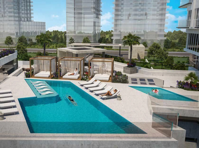 Новая набережная резиденция с бассейнами и спа в Дубае