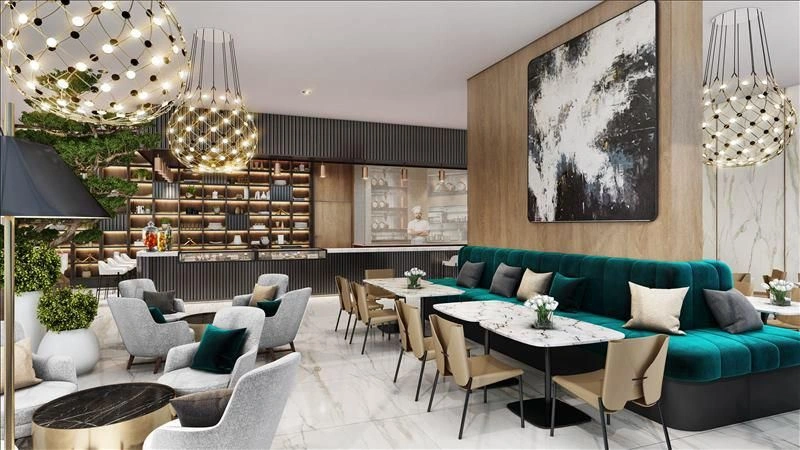 Великолепный жилой комплекс с бассейном и ресторанами в центре Дубая