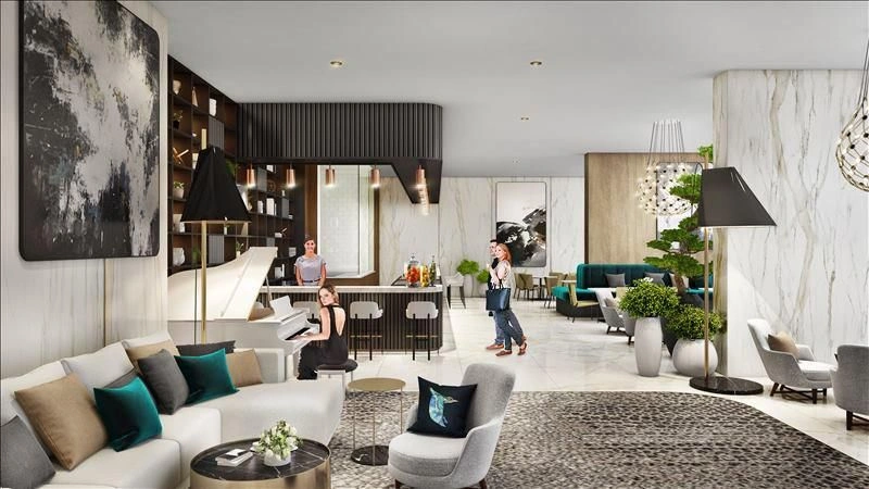 Великолепный жилой комплекс с бассейном и ресторанами в центре Дубая