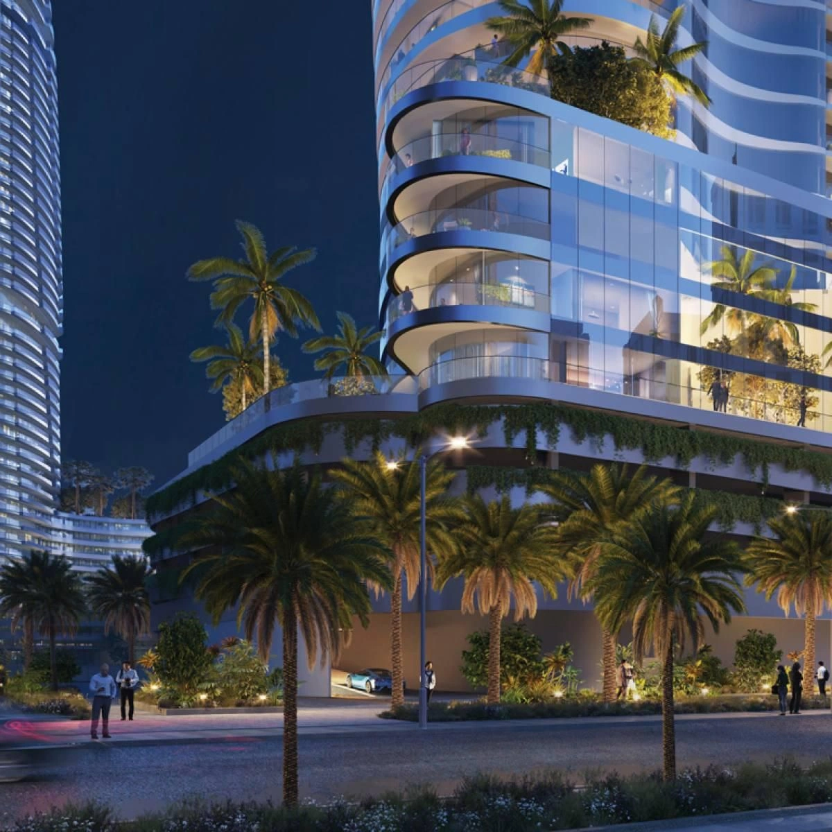 Элитный жилой комплекс с видом на Дубайский водный канал